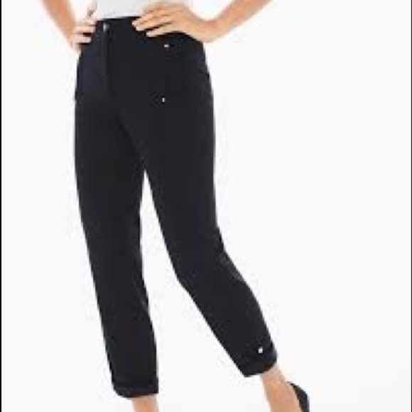 Chico's Pants - Chico’s‎ Black Luxe Utility Convertible Ankle Pants